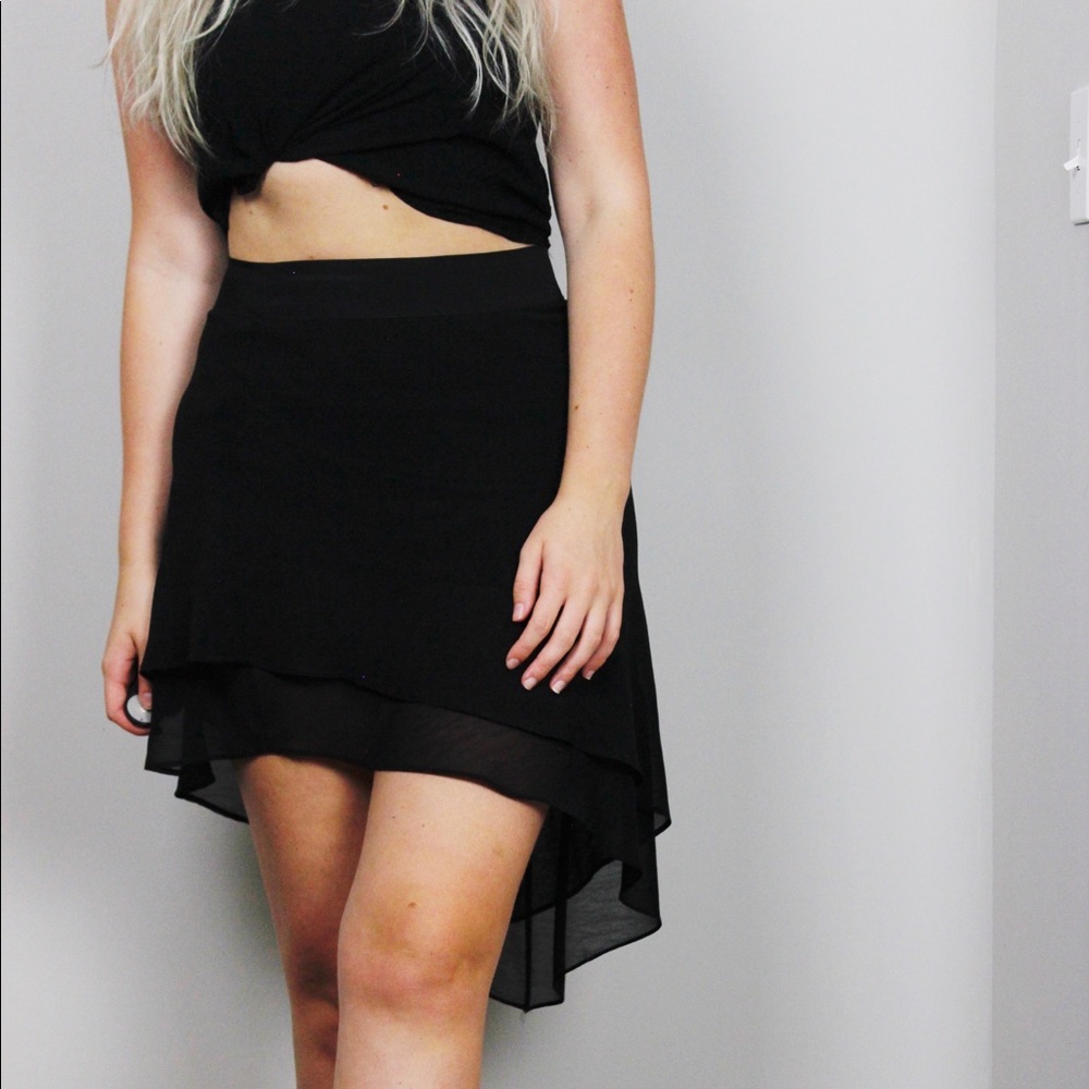 Asymmetrical skirt